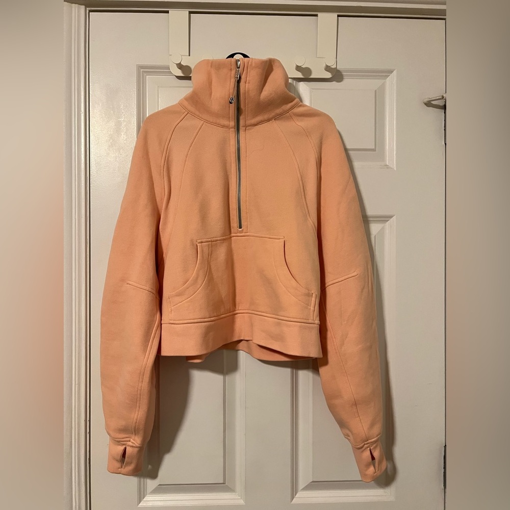 Lululemon funnel neck half zip scuba hoodie xs/s